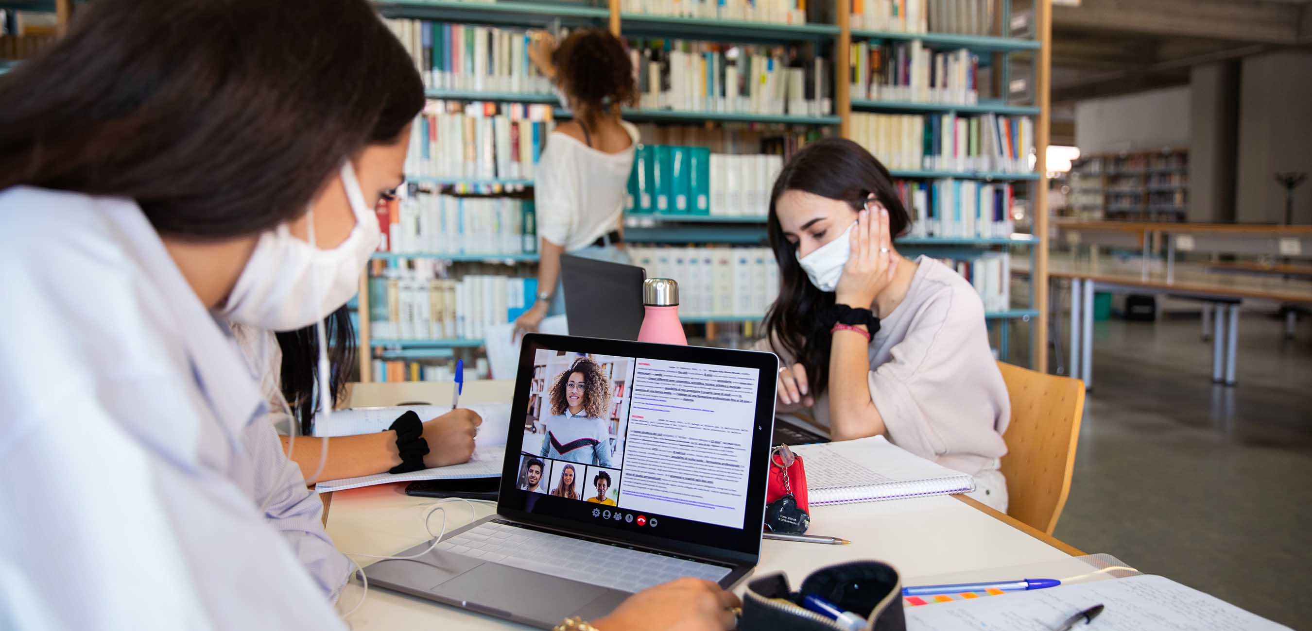 iStock-1271770902 women studying in library